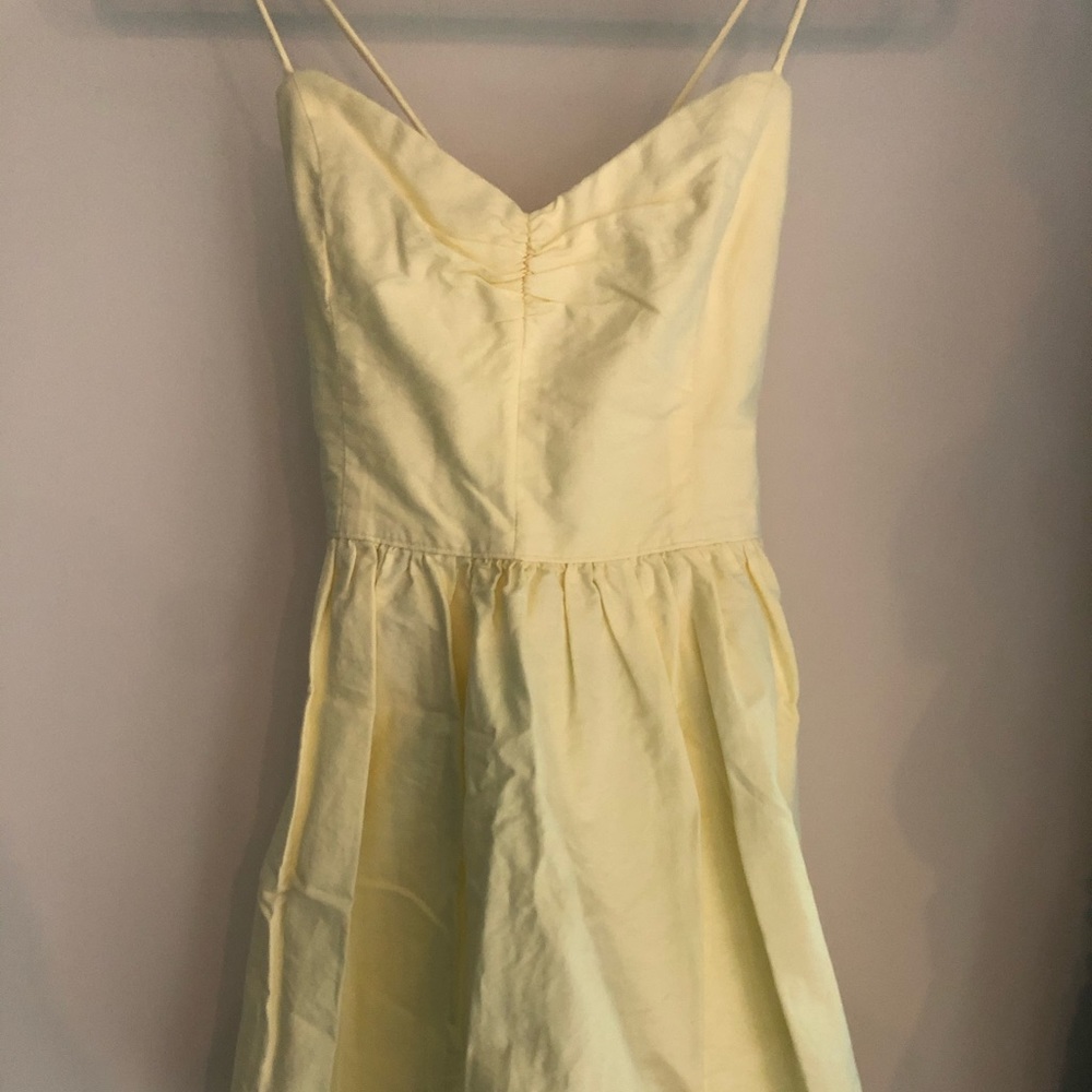 Mini Vintage Yellow Dress